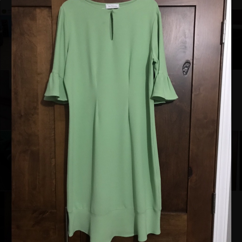 Midi green dress